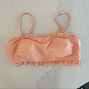 Cupshe Light Pink Bandeau Bikini Top Bathing Suit - NWT size Small